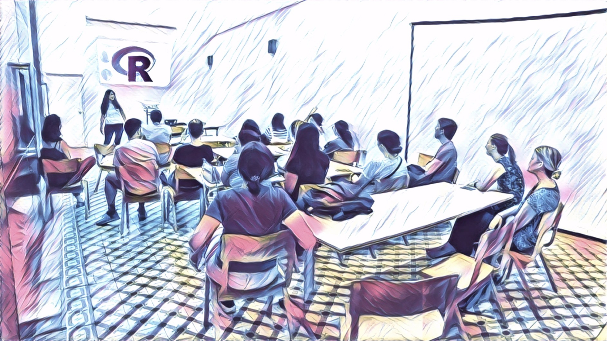 The next Rladies Barcelona meet up (a community of support for women interested in R) will be on October 15 at the PRBB. Image by Mireia Ramos.