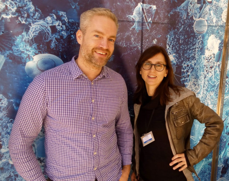 Jonas Krebs and Elena Torrecilla, research managers at the CRG and the ICM, respectively. 