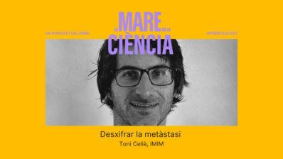 Toni Celià Terrassa is the protagonist of the fifth episode of the PRBB's scientific dissemination podcast in Catalan.