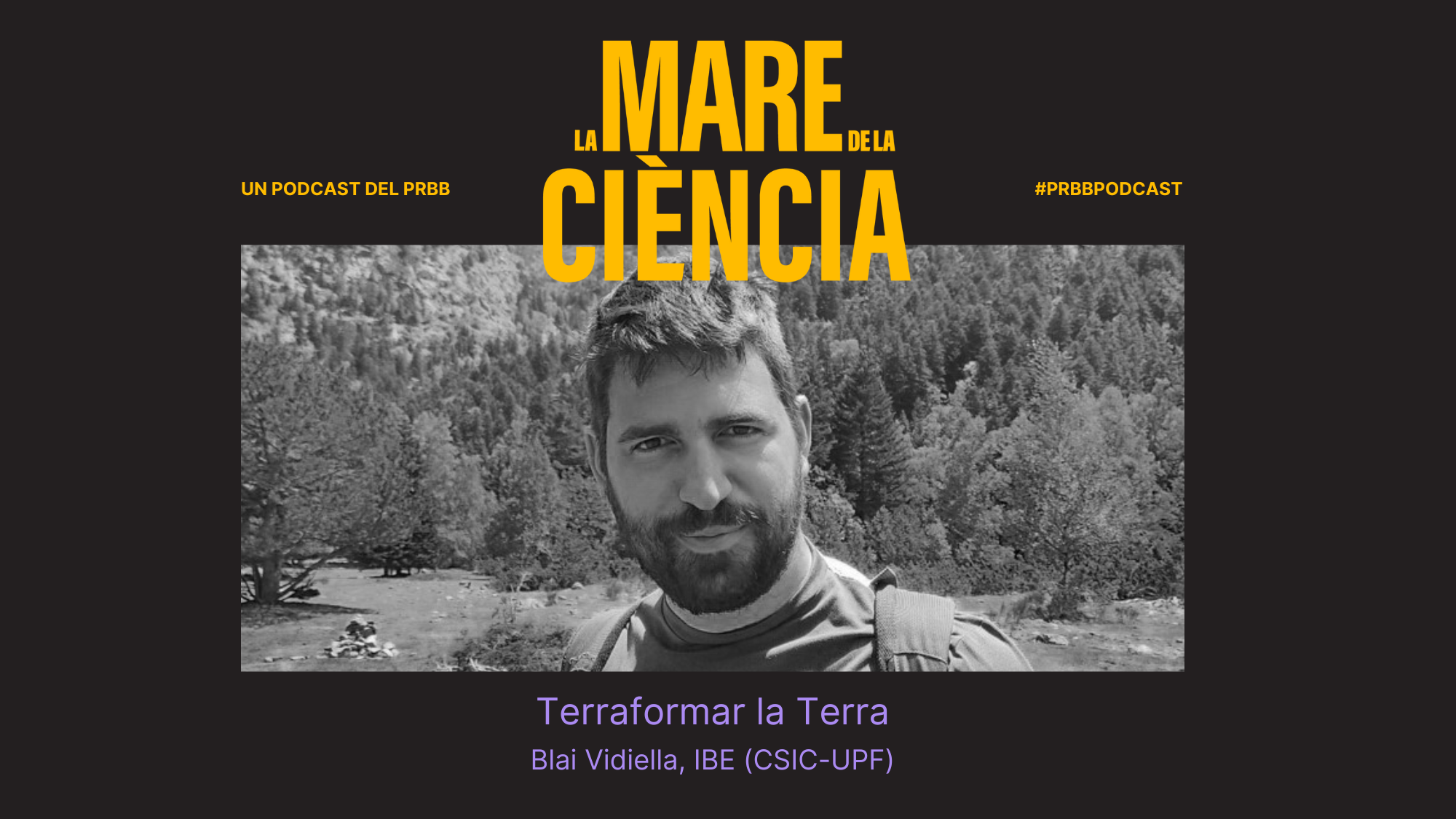 Blai Vidiella (IBE): «Terraforming the Earth means fighting against the changes that humans have already caused in the planet»