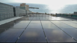 PRBB roof with photovoltaic panels.