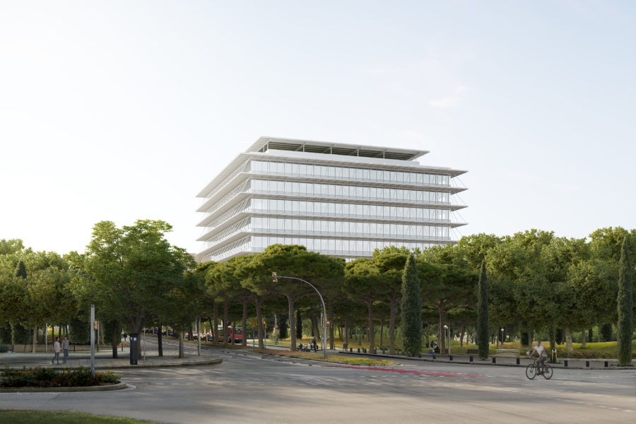 Model of the future building PRBB Ciutadella © 2021, Barozzi Veiga, Antonio Plato.