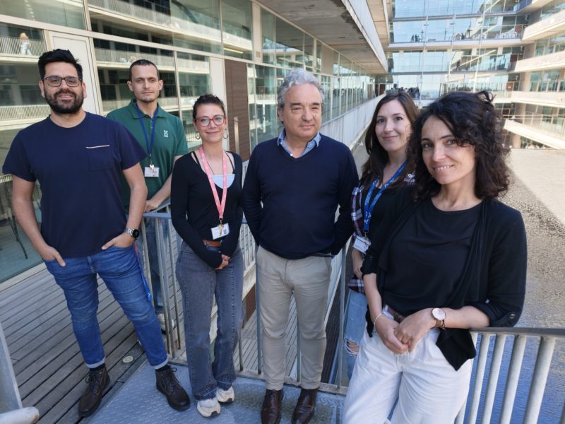 Seis miembros del equipo investigador del Hospital del Mar Research Institute que ha estudiado el papel de la inmunoglobulina D en la tolerancia a los alérgenos.